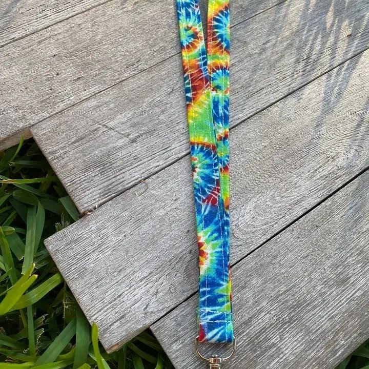Tie Dye Lanyard Keychain - Potpourri Gift Shop