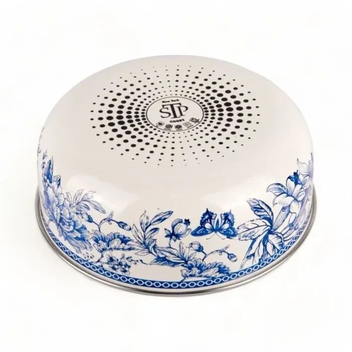 Bird of Paradise Enamel Stackable Storage Bowls Set of 2 - Potpourri Gift Shop