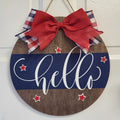 Hello Front Door Sign 12" - Potpourri Gift Shop