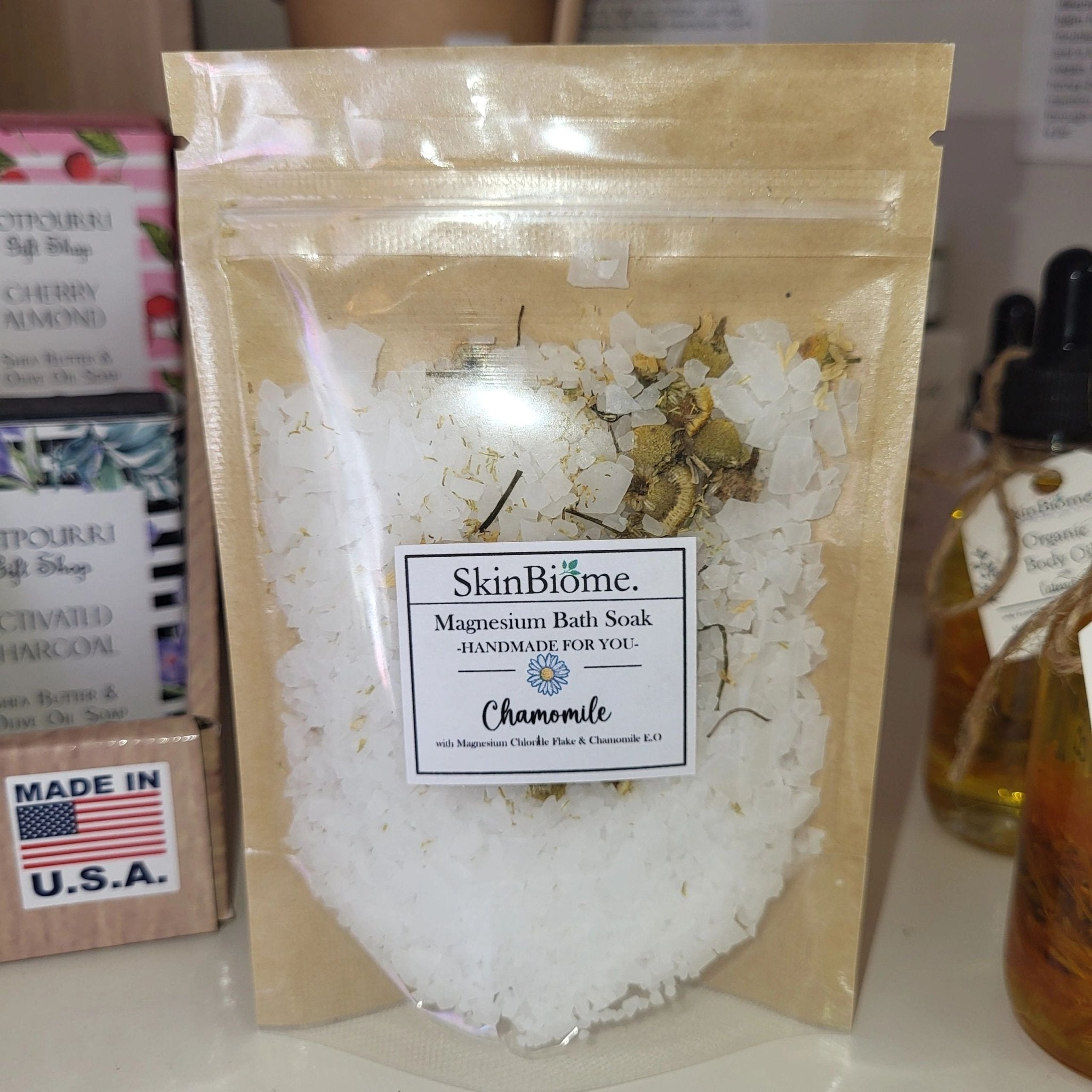 Chamomile Magnesium Bath Soak - Potpourri Gift Shop