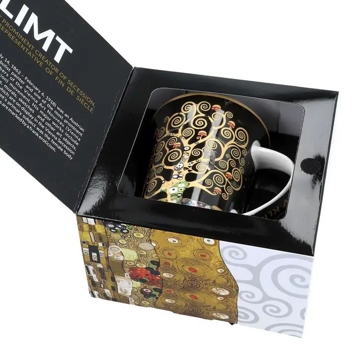 The Tree of LIfe by G. Klimt Porcelain Mug in a Gift Box - Potpourri Gift Shop