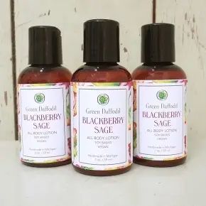 Blackberry Sage Mini Soy Lotion 2 oz. - Potpourri Gift Shop