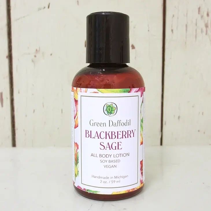 Blackberry Sage Mini Soy Lotion 2 oz. - Potpourri Gift Shop