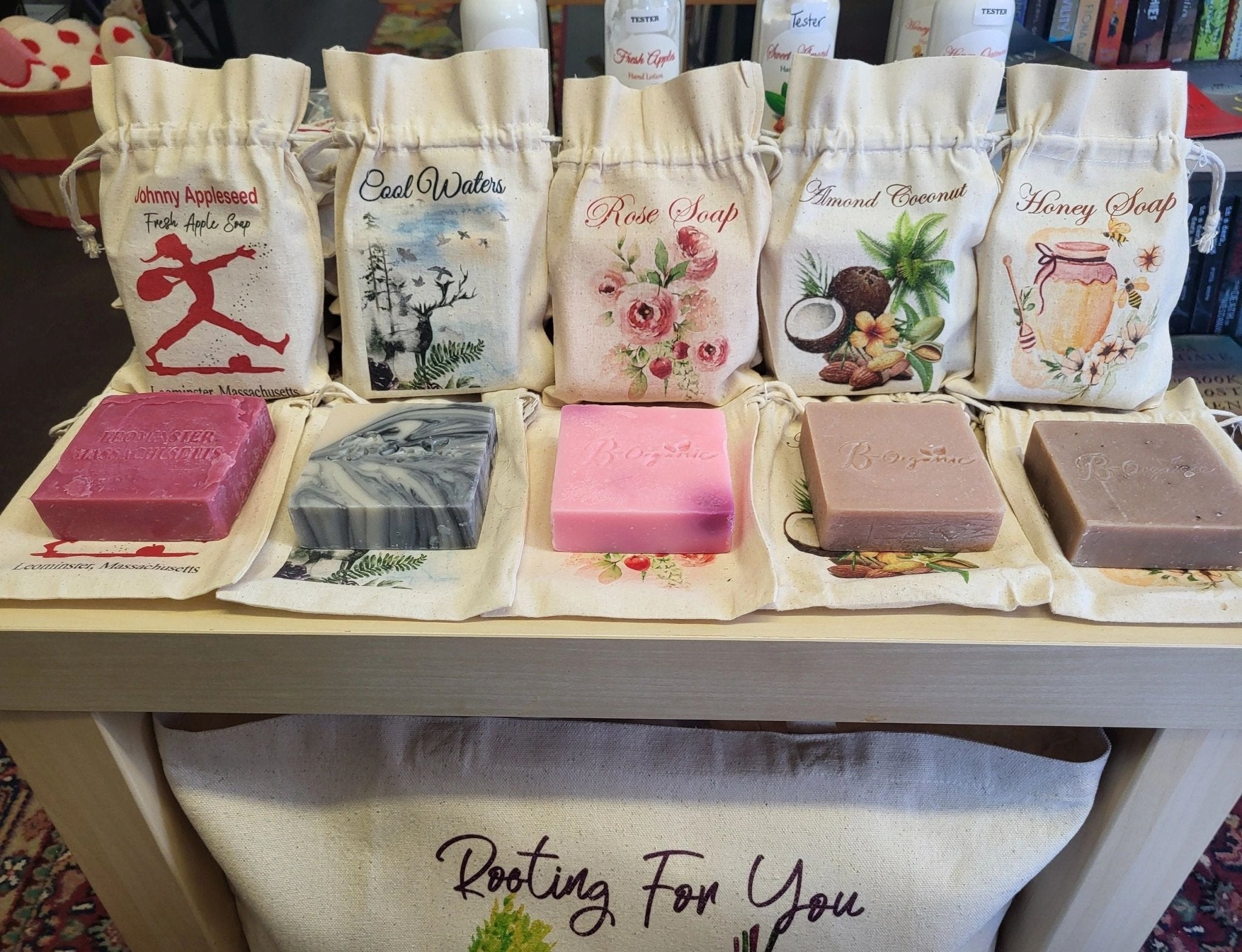 Organic Rose Soap in a Bag - Potpourri Gift Shop