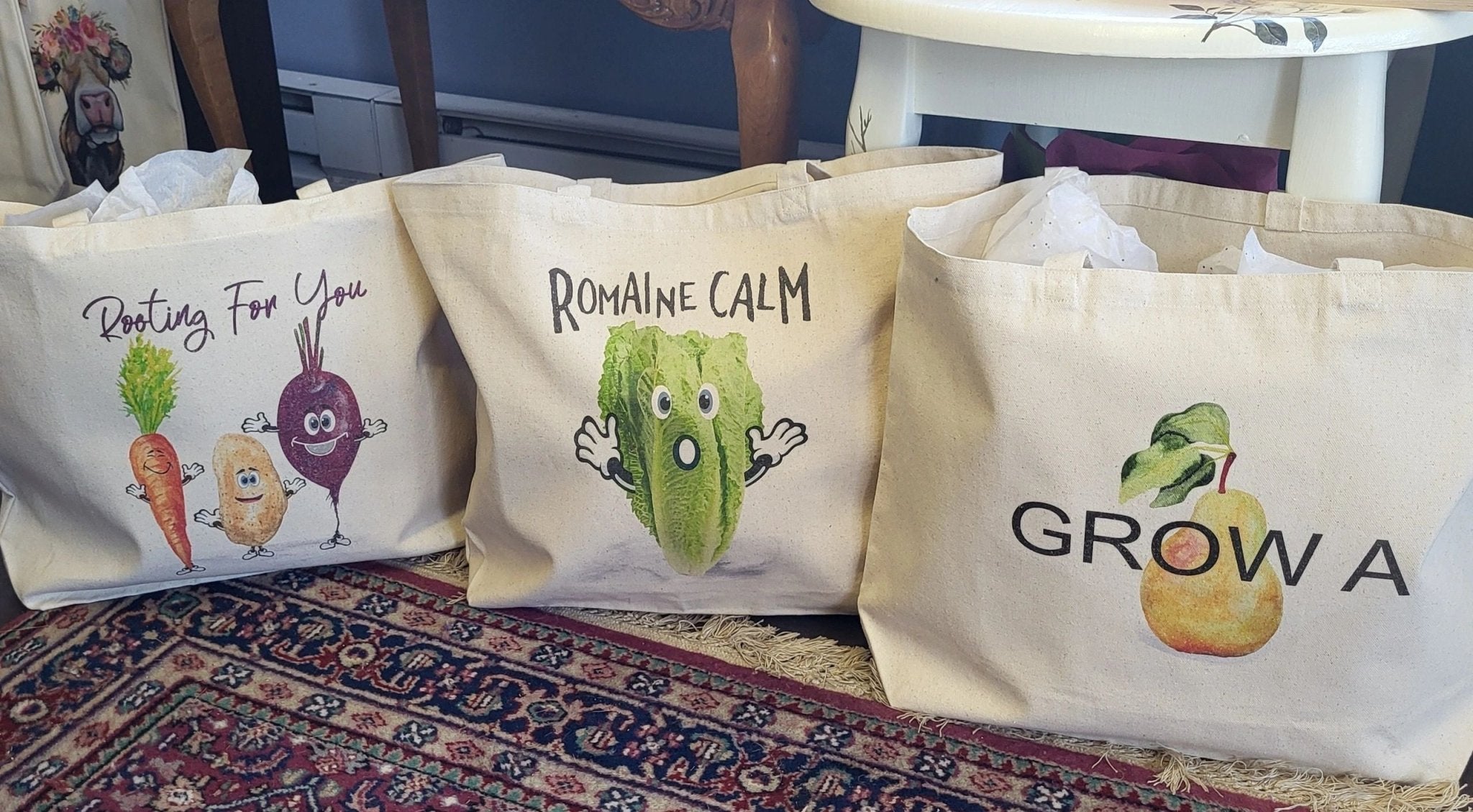 X - Large "Grow A Pear" Tote Bag - Potpourri Gift Shop