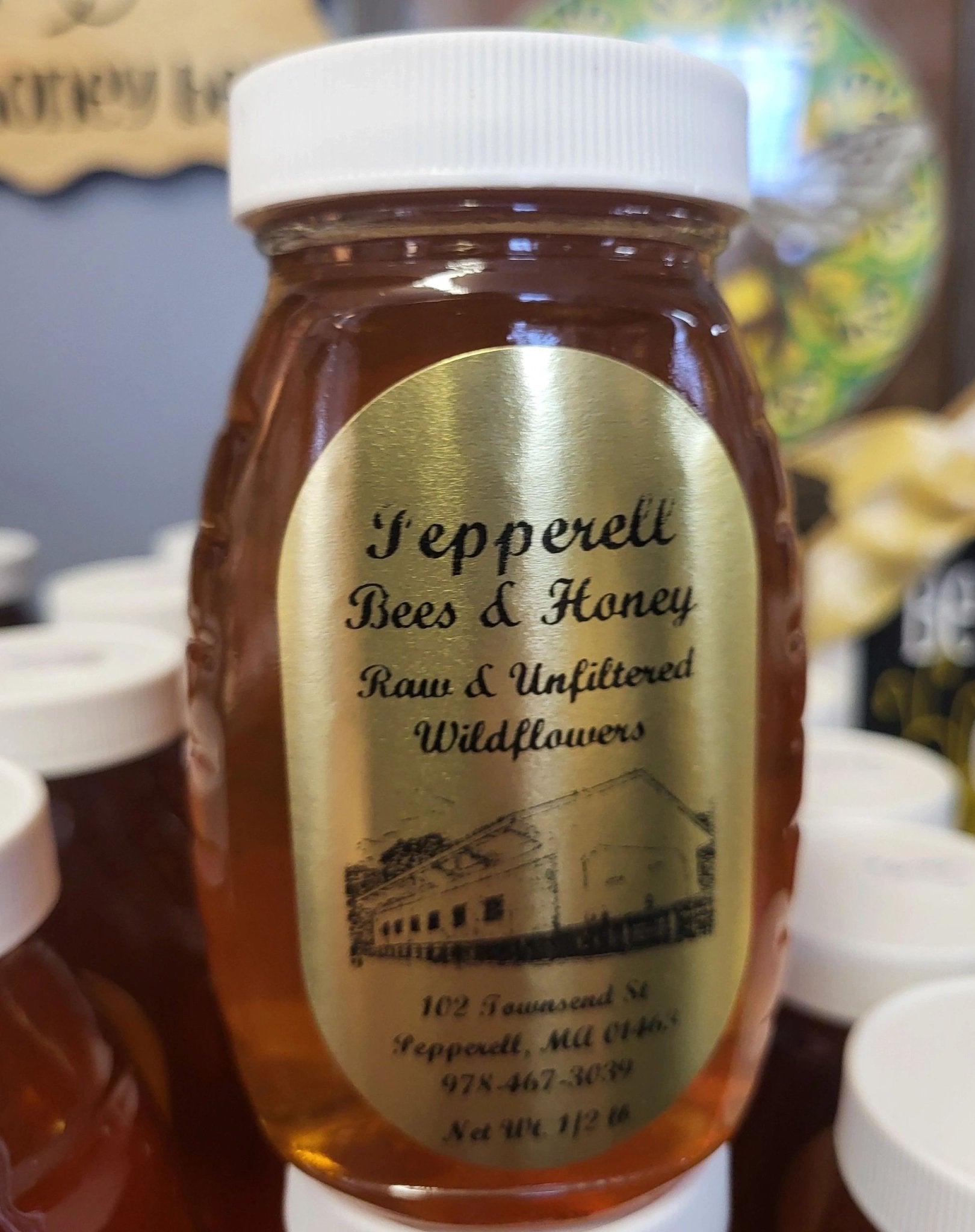 Local Raw Unfiltered Honey 1/2 lb. - Potpourri Gift Shop