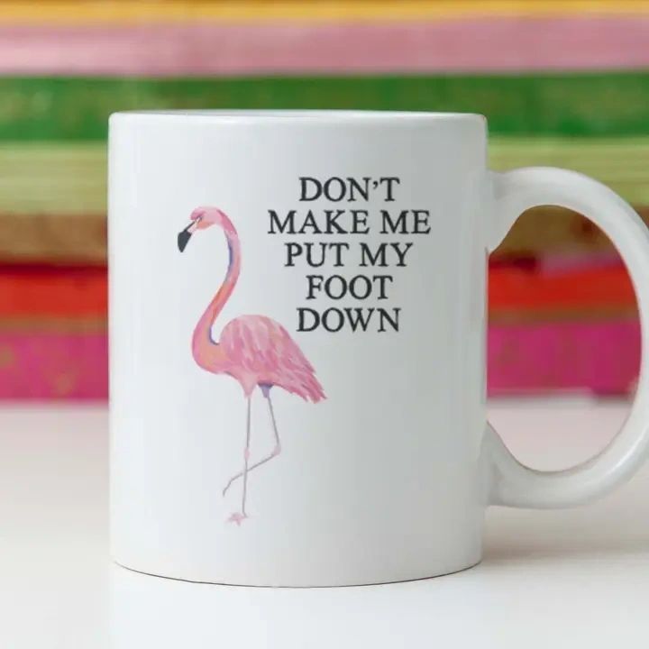 Flamingo Sassy Coffee Mug 11 oz. - Potpourri Gift Shop
