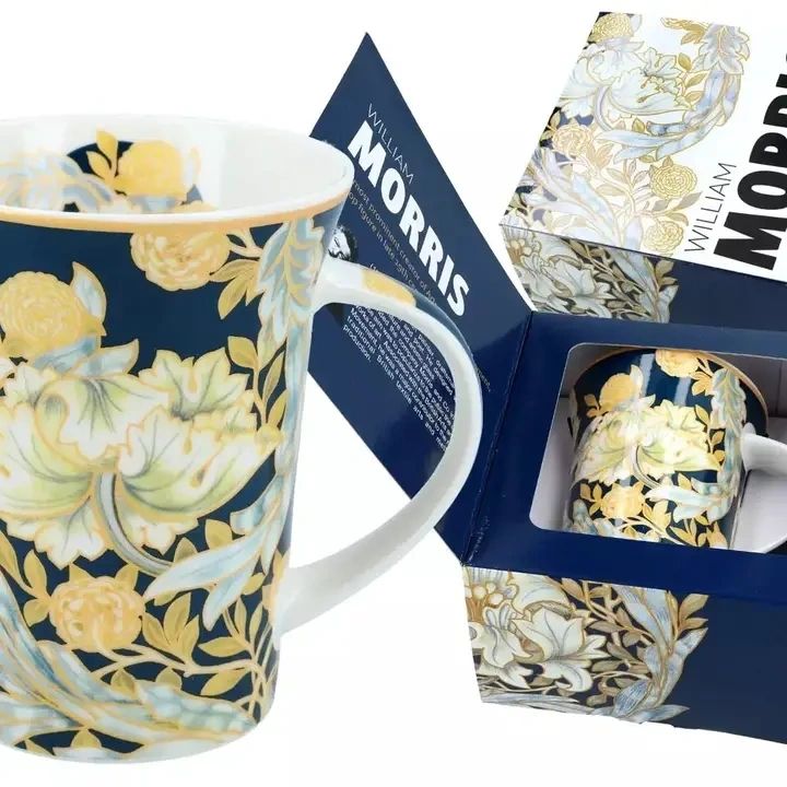 William Morris Art Porcelain Mug in a Gift Box - Potpourri Gift Shop