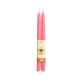 100% Pure Beeswax Tapers Pair in Cherry Blossom Pink - Potpourri Gift Shop