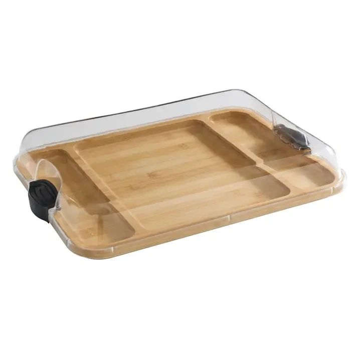 Make & Take Bamboo Charcuterie Board 12" x 16" with Lid - Potpourri Gift Shop