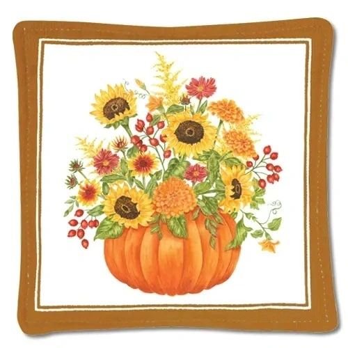 Pumpkin Bouquet Spiced Mug Mat 5"x5" - Potpourri Gift Shop