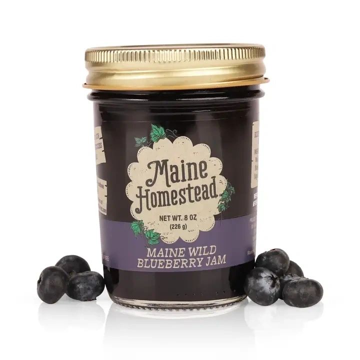 Maine Wild Blueberry Jam 8 oz. - Potpourri Gift Shop
