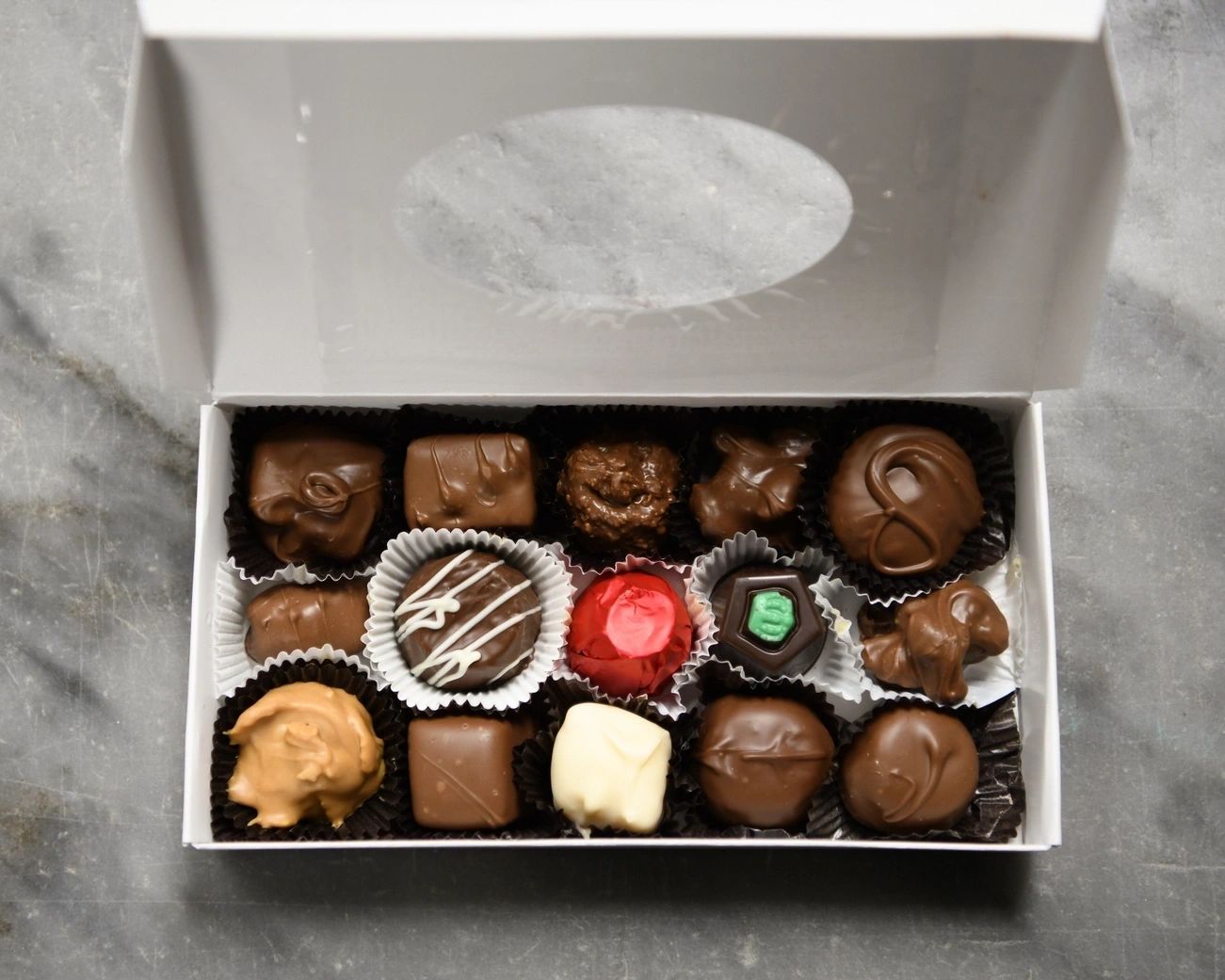 Deluxe Assorted Chocolates 1/2lb. - Potpourri Gift Shop