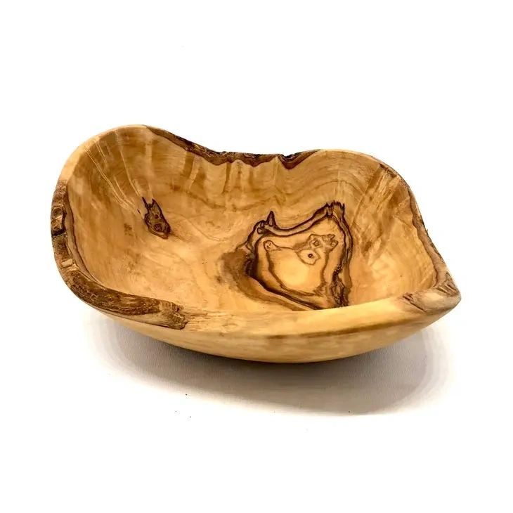 Small Rustic Bowl - Olive Wood - Potpourri Gift Shop