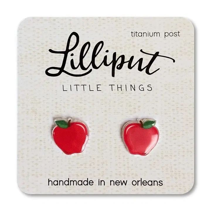 Apple Earrings - Potpourri Gift Shop