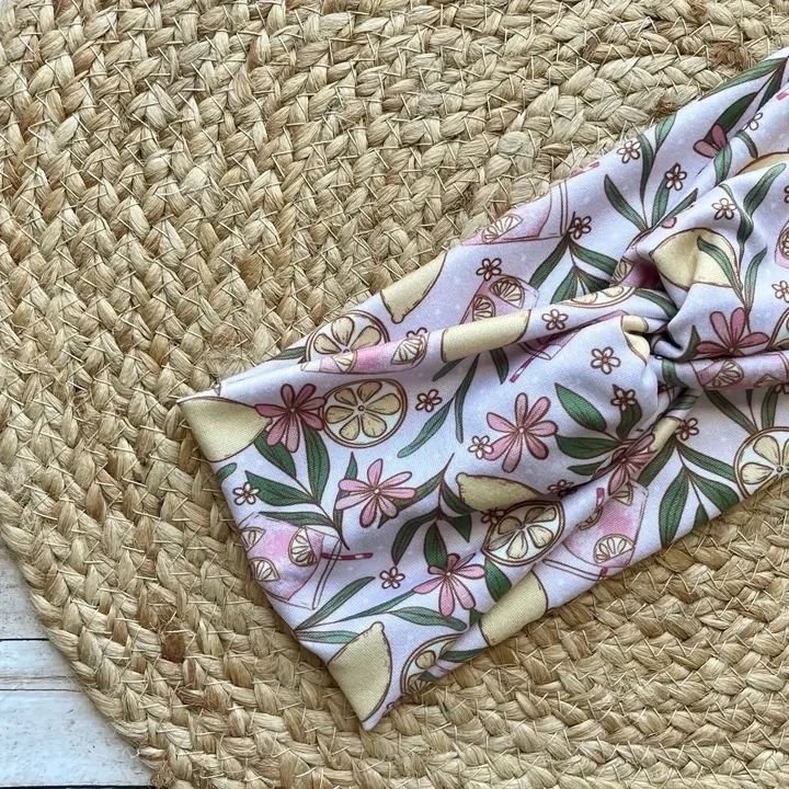 Pink Lemonade Knit Twist Headband - Potpourri Gift Shop