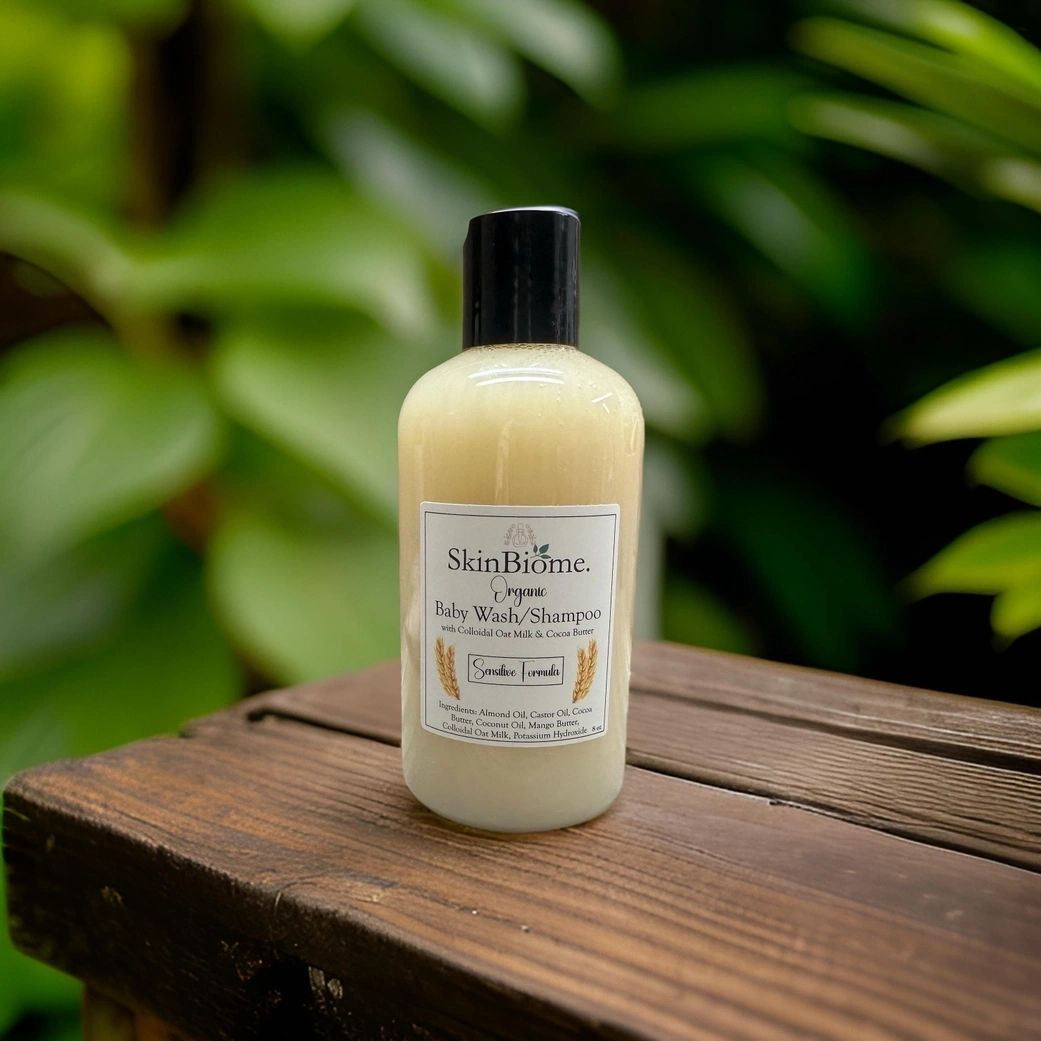 Organic Baby Wash/Shampoo 8oz. - Potpourri Gift Shop