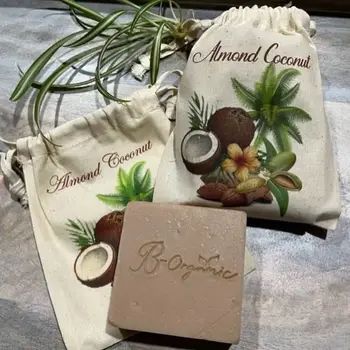 Organic Almond Coconut Soap in a Bag - Potpourri Gift Shop