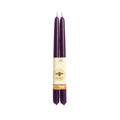 100% Pure Beeswax Tapers Pair in Eggplant - Potpourri Gift Shop