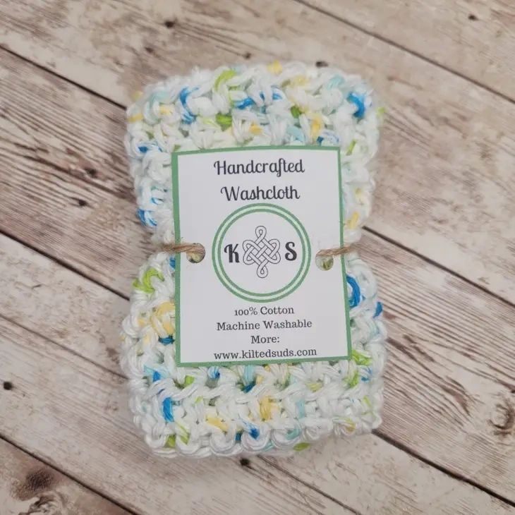 Beach House Cotton Washcloth - Potpourri Gift Shop