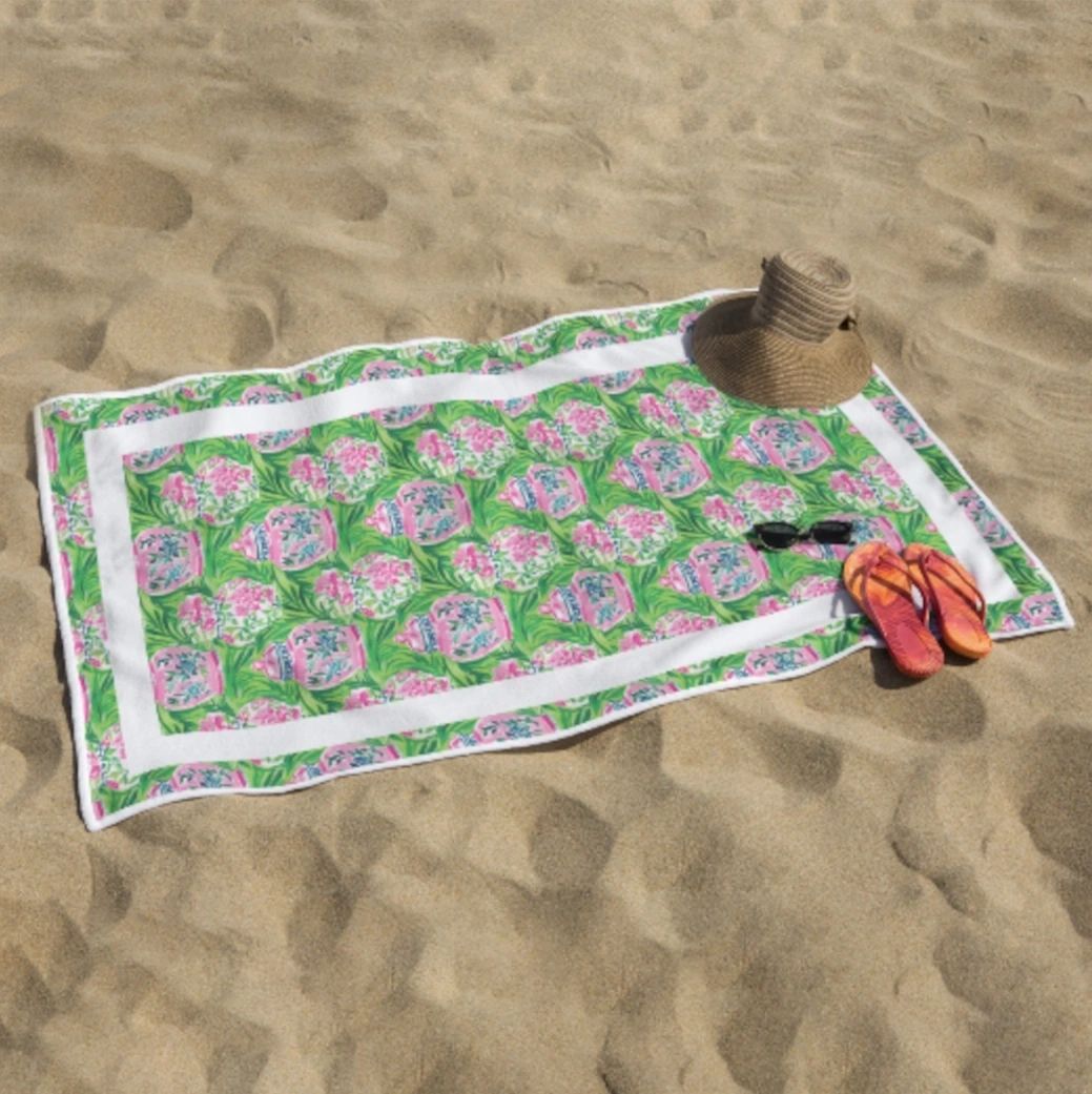 Ginger Jar Beach Towel - Potpourri Gift Shop