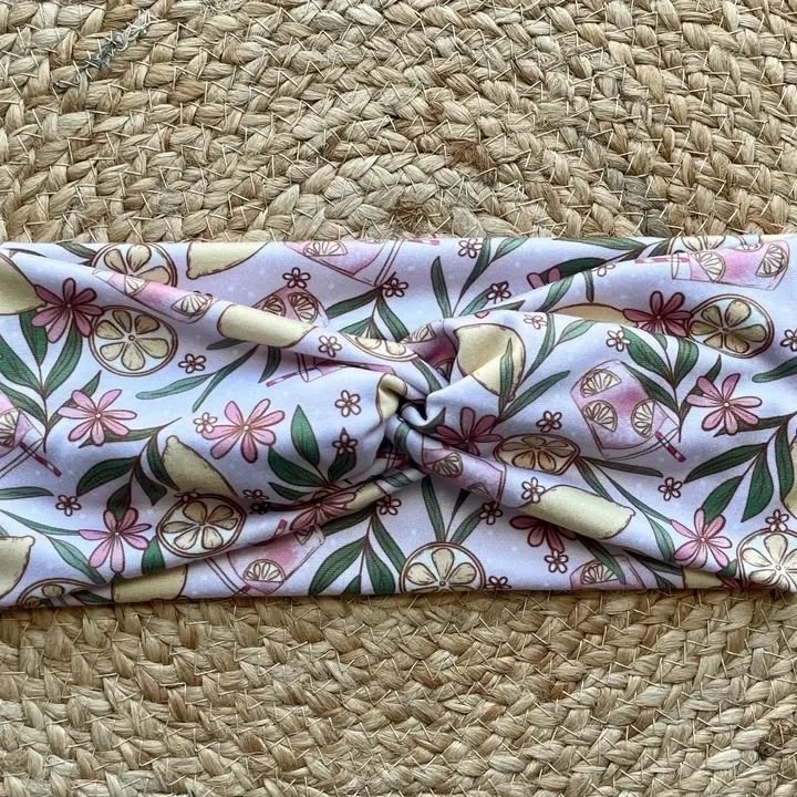 Pink Lemonade Knit Twist Headband - Potpourri Gift Shop