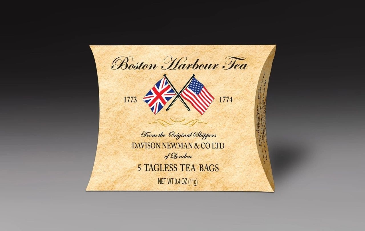 Boston Harbour Tea - 5 Teabags in Pillow Box - Potpourri Gift Shop