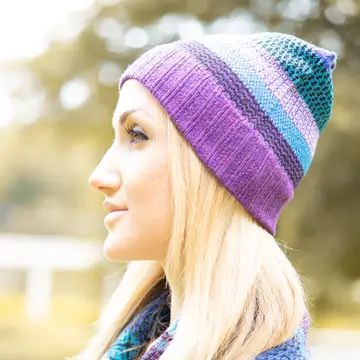 Beanie Hat - Raspberry - Potpourri Gift Shop