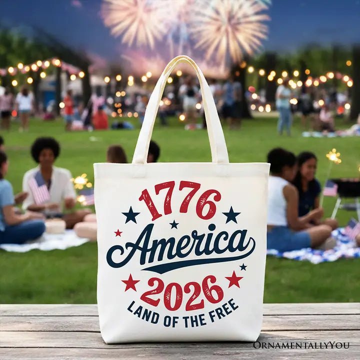 America 1776 - 2026 250th Anniversary Tote Bag - Potpourri Gift Shop