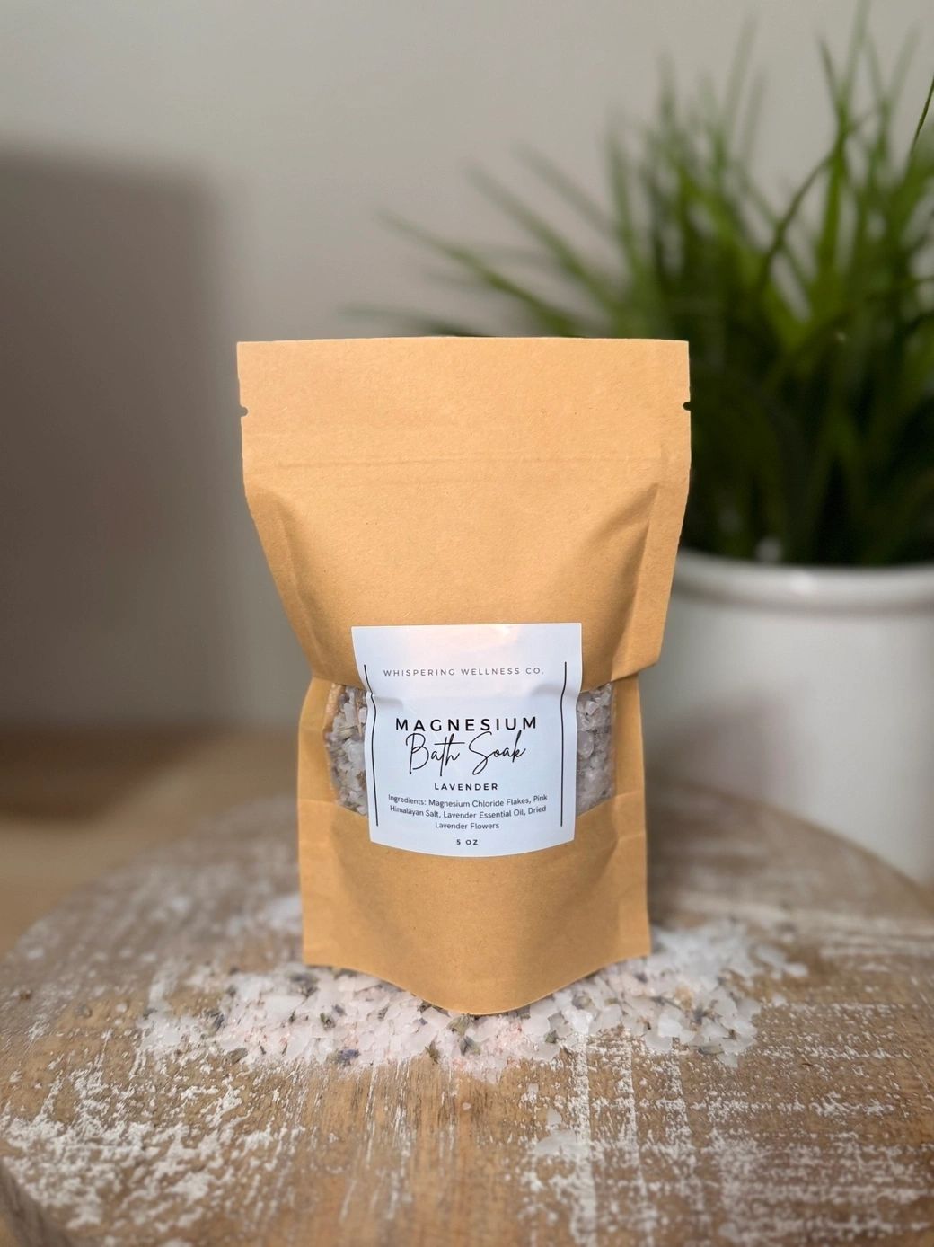 Magnesium Bath Soak - Lavender 5 oz. - Potpourri Gift Shop