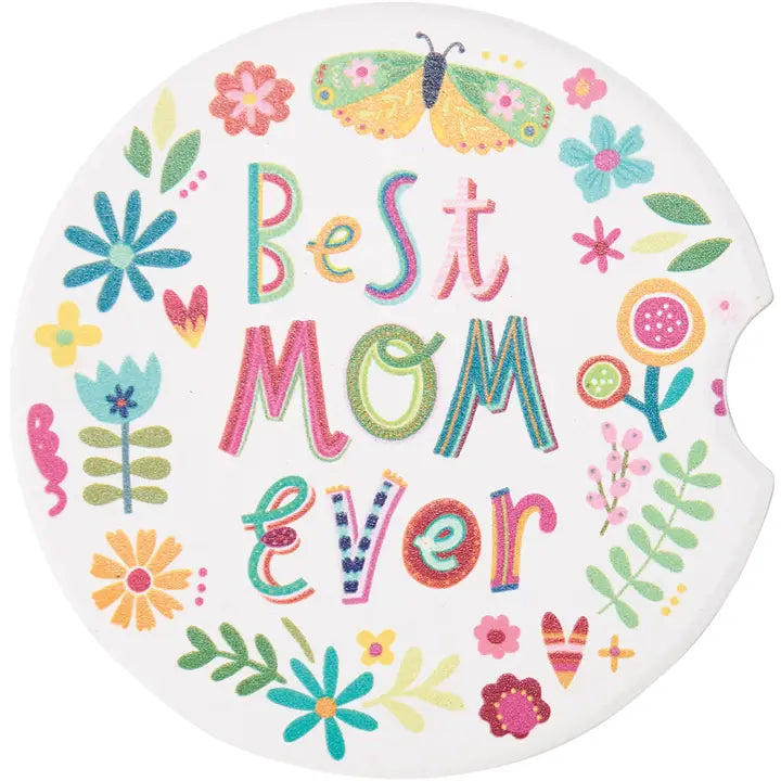 Best Mom Ever Car Coasters