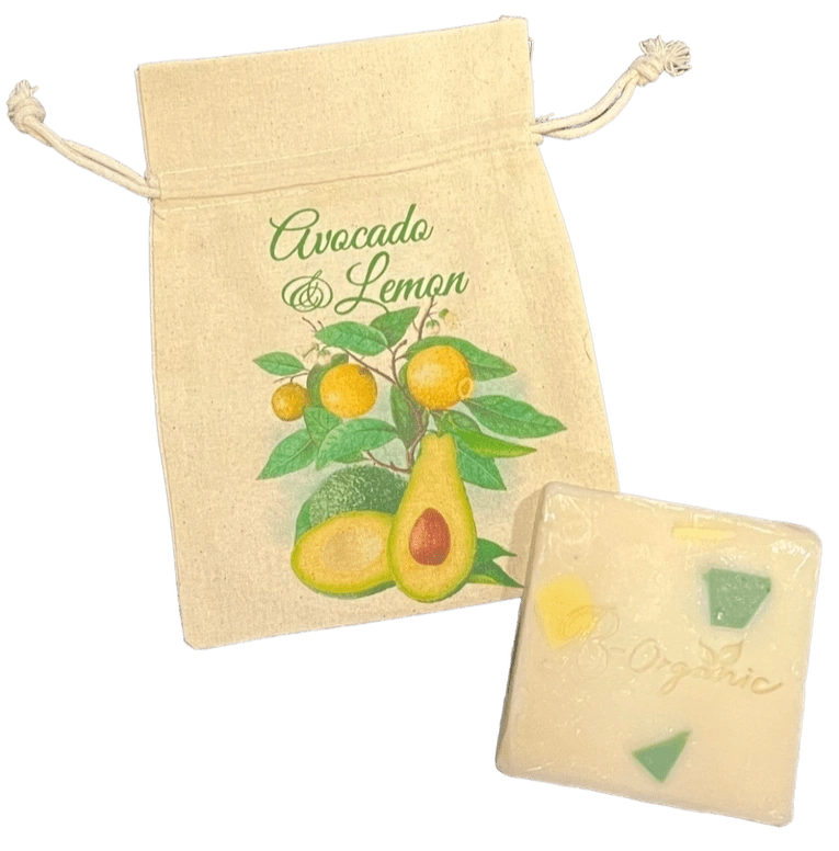 Organic Avocado & Lemon Soap in a Bag - Potpourri Gift Shop
