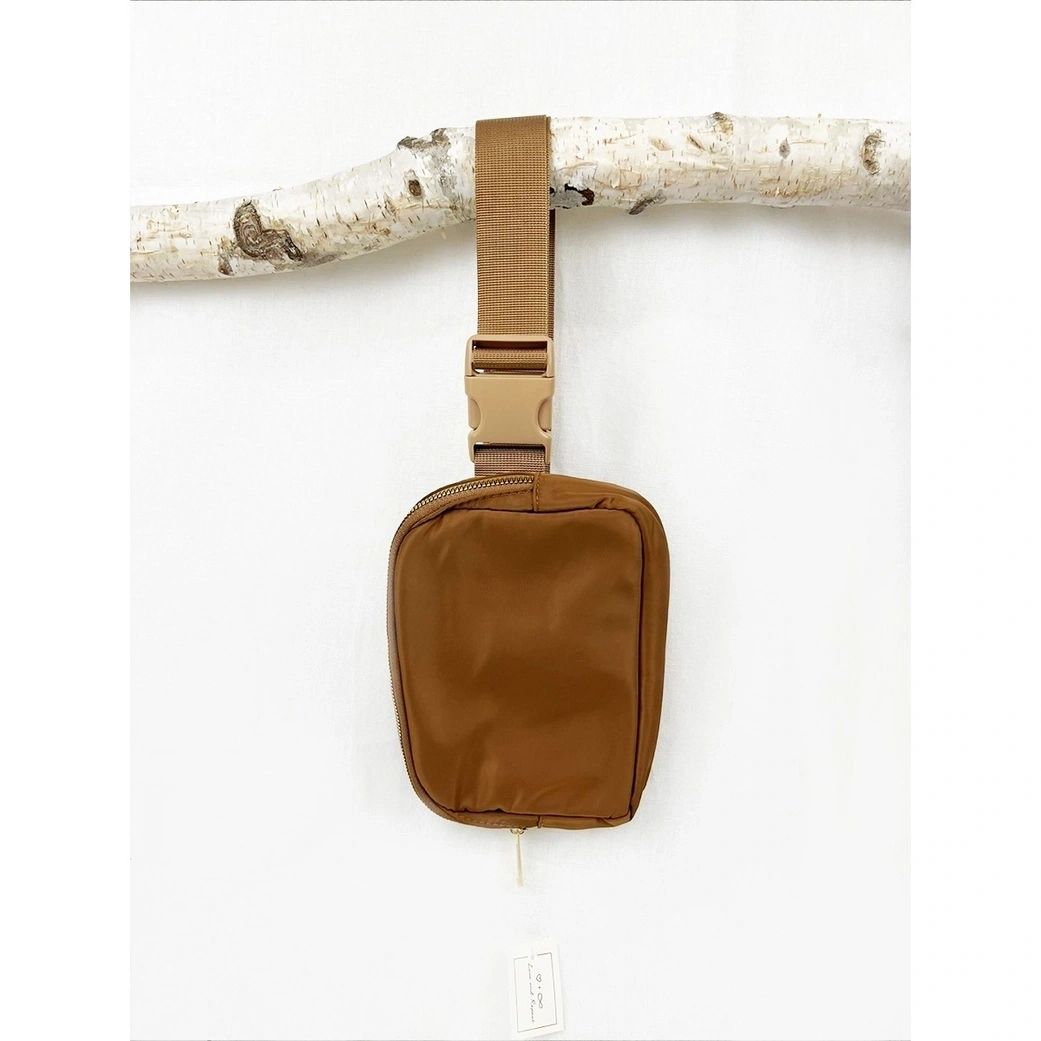 Crossbody Fanny Pack Belt Bag - Brown - Potpourri Gift Shop