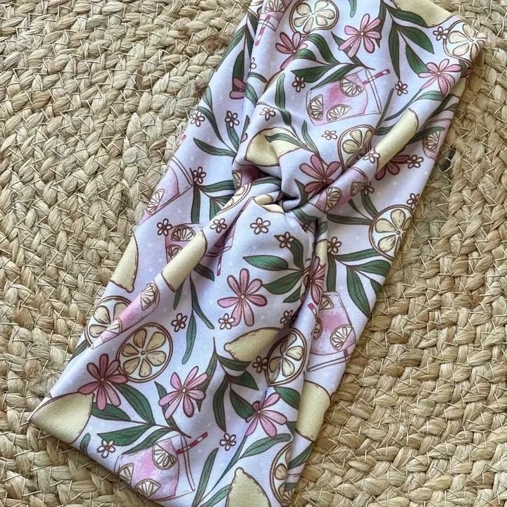 Pink Lemonade Knit Twist Headband - Potpourri Gift Shop