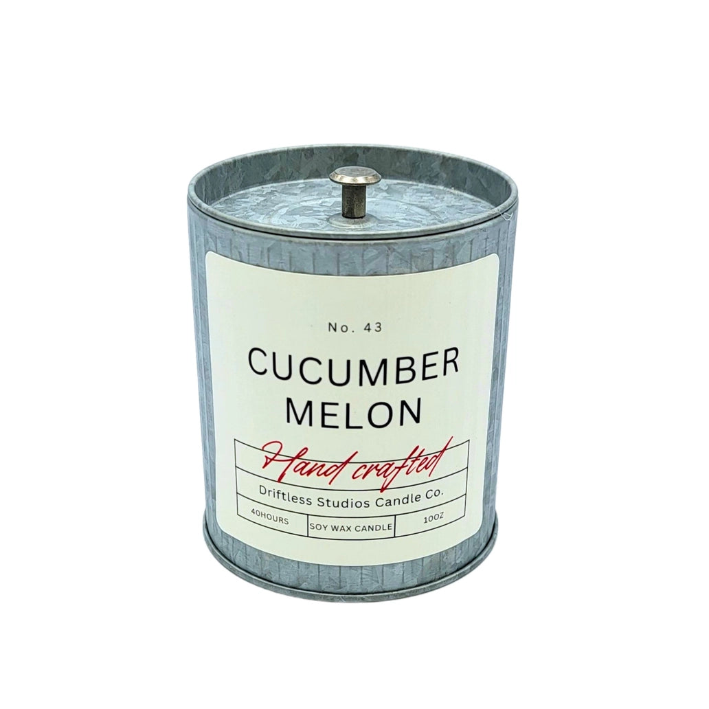 Cucumber Melon Soy Wax Candle 10 oz.