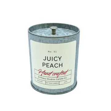 Juicy Peach Soy Wax Candle 10 oz.