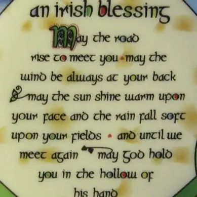 Irish Blessing Teabag Holder - Potpourri Gift Shop