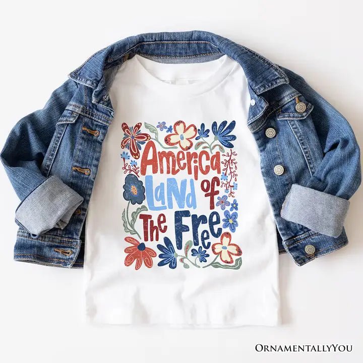America Land of The Free 250th Anniversary TShirt - Potpourri Gift Shop
