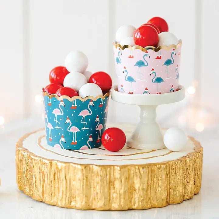 Flamingo Christmas Food Cup - Potpourri Gift Shop