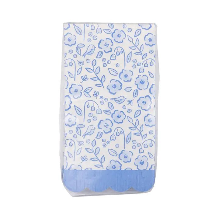 Floral Scatter Fringe Paper Guest Napkin - Potpourri Gift Shop