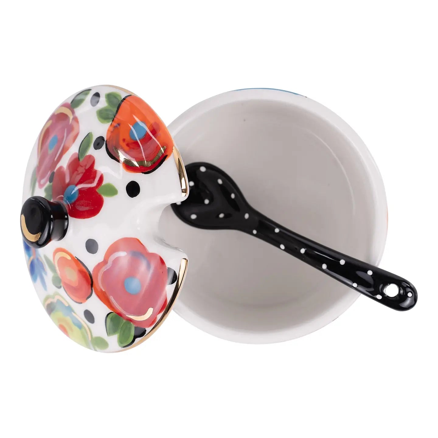 Polka Dot Flower Salt Dish - Potpourri Gift Shop