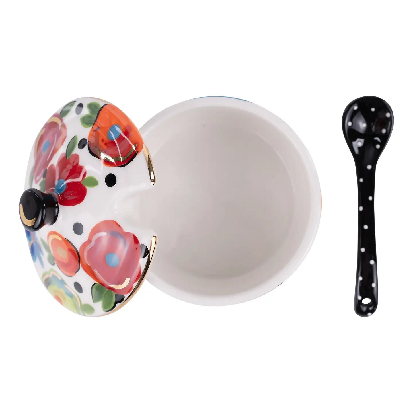 Polka Dot Flower Salt Dish - Potpourri Gift Shop