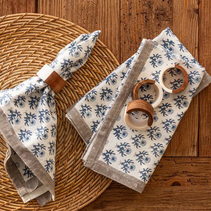 Resin Napkin Rings – Set of 4 - Potpourri Gift Shop