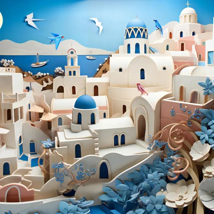 No. 6 - Santorini Puzzle - Potpourri Gift Shop