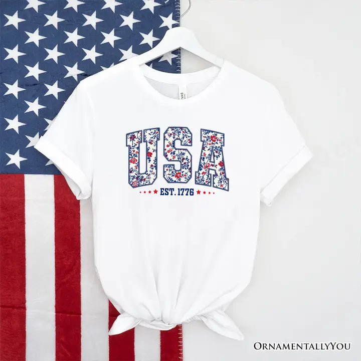 USA 1776 Patriotic T Shirt - Potpourri Gift Shop