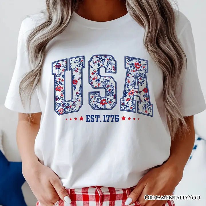 USA 1776 Patriotic T Shirt - Potpourri Gift Shop