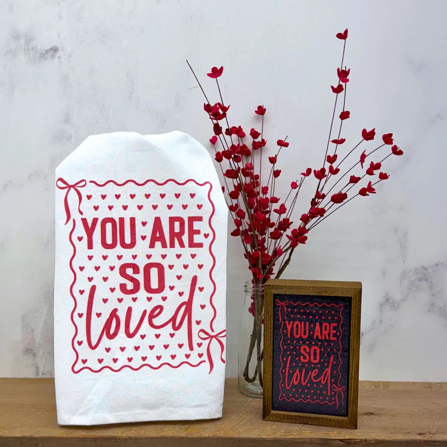 You Are So Loved Tea Towels (4) - Potpourri Gift Shop